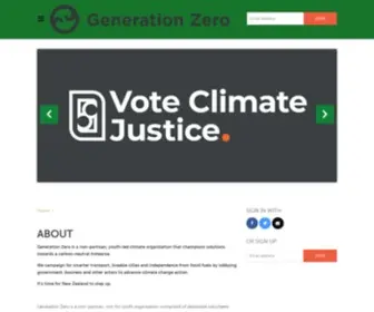 Generationzero.org(Generation zero) Screenshot
