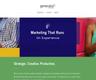 Generator-Marketing.com(Generator Marketing) Screenshot