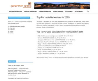 Generatorarena.com(Generator Arena) Screenshot