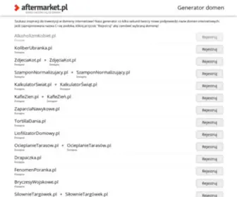 Generatordomen.pl(Generator domen) Screenshot