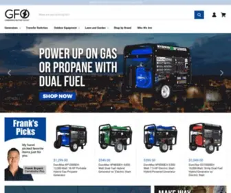 Generatorfactoryoutlet.com(Generator Factory Outlet) Screenshot