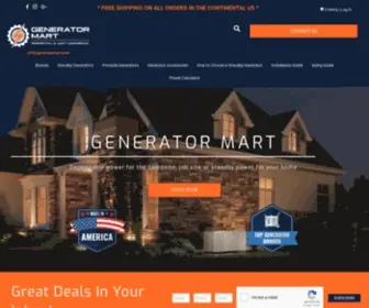 Generatormart.com(Generator Mart) Screenshot