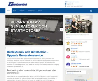 Generatorservice.se(Bilelektronik, Biltillbehör) Screenshot