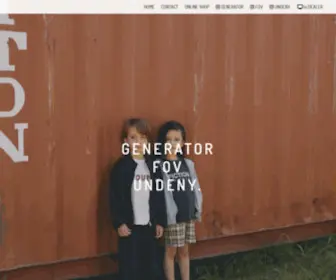 Generatorstyle.com(GENERATOR（ジェネレーター）) Screenshot