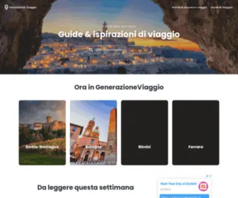 Generazioneviaggio.it(Aprire gli occhi al mondo) Screenshot