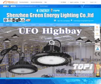 Genergylighting.com(Shenzhen Green Energy Lighting Co) Screenshot