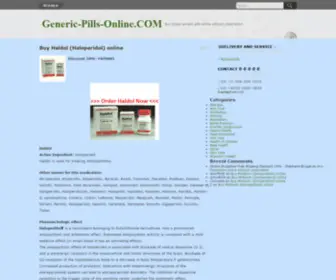 Generic-Pills-Online.com(Buy cheap generic pills online without prescription) Screenshot