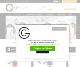 Genericlop.fr(Genericlop N°1 de la Cigarette électronique et du e) Screenshot