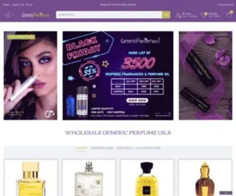 GenericPerfumes.com(Best Perfume Oil Company) Screenshot