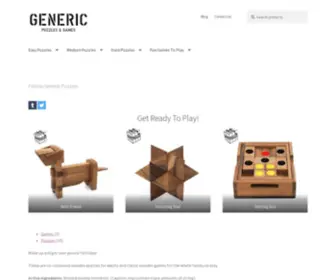 GenericPuzzles.com(Life Is A Challenge Meant To Be Solved) Screenshot