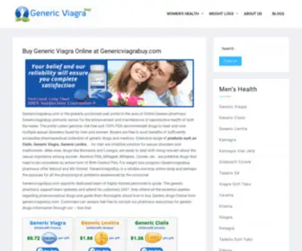 GenericViagrabuy.com(Generic Viagra) Screenshot