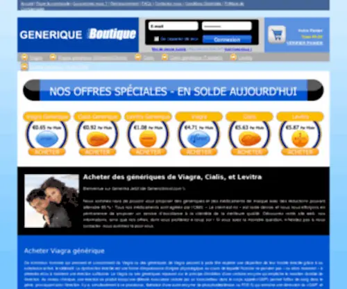 Generiqueboutique.com(Generiqueboutique) Screenshot