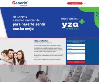 Generix.com.mx(Genéricos) Screenshot