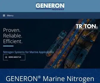 Generon-Marine.no(GENERON) Screenshot