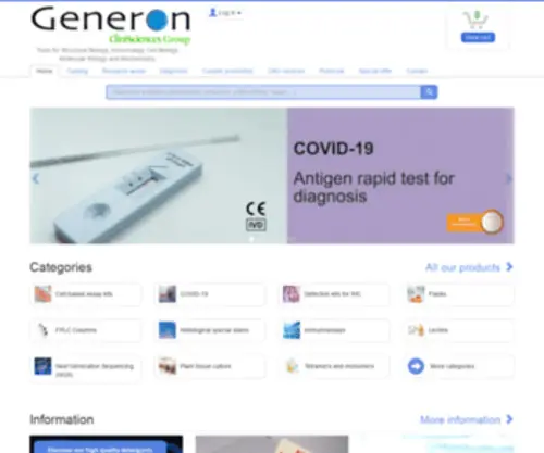 Generon.co.uk(Generon) Screenshot