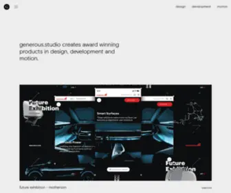 Generous.studio(Creative agency based in Amsterdam and Lisbon. Working in digital design) Screenshot