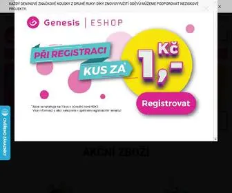 Genesis-Eshop.cz(Oficiální e) Screenshot