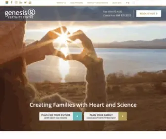 Genesis-Fertility.com(Genesis Fertility Centre) Screenshot