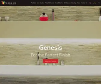 Genesis-GS.com(1989 For the Perfect Finish) Screenshot