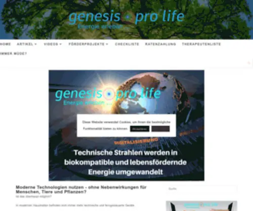 Genesis-Pro-Life.de(Genesis pro life Blog) Screenshot