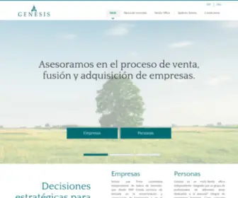 Genesis.com.co(Banca de Inversión & Family Office) Screenshot