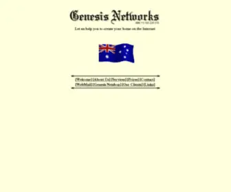 Genesis.net.au(Genesis Networks) Screenshot