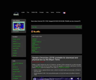 Genesis8Bit.fr(Genesis8 Amstrad Page) Screenshot
