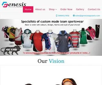 Genesisapparels.com(Genesisapparels) Screenshot