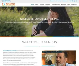 Genesisbehaviorcenter.com(Genesis Behavior Center Inc) Screenshot