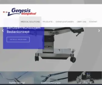 Genesisbiomedical.com(Genesisbiomedical) Screenshot