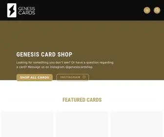 Genesiscardshop.com(Genesis Cards) Screenshot