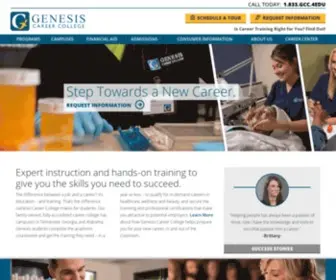 Genesiscareer.edu(Genesis Career College) Screenshot