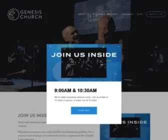 Genesischurch.me(Genesis Church) Screenshot