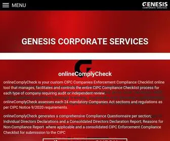 Genesiscorporate.co.za(Genesis Corporate Services) Screenshot