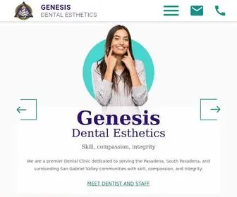 Genesisdentalesthetics.com(We are a premier Dental Clinic in Pasadena. Our dentist) Screenshot