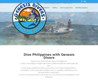 Genesisdivers.com(Genesis Divers) Screenshot