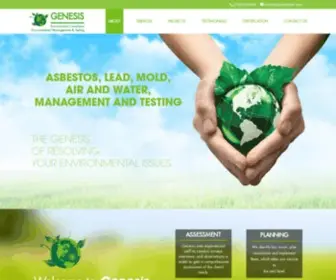 Genesiseci.com(ENVIRONMENTAL CONSULTANTS) Screenshot