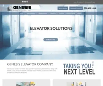 Genesiselevator.com(Atlanta Elevators) Screenshot