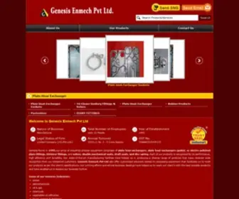 Genesisengineering.net(Genesis Enmech Pvt Ltd) Screenshot