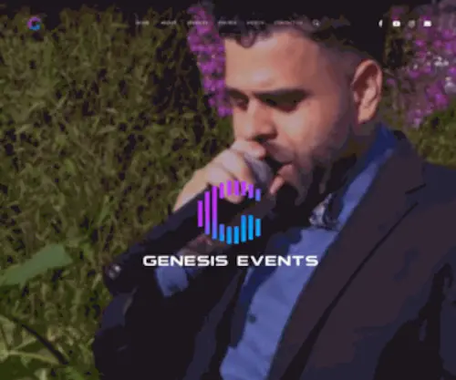 Genesisevents.com(Genesis Events) Screenshot