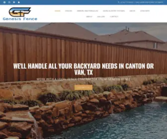 Genesisfence.com(Genesis Fence) Screenshot