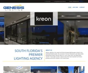 Genesislighting.net(Genesis Lighting) Screenshot
