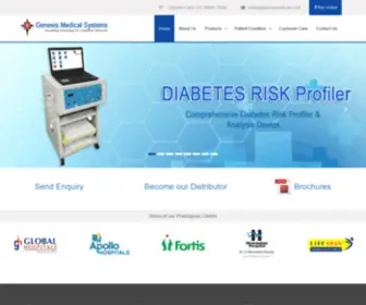 Genesismedicals.com(Genesis Medical Systems) Screenshot