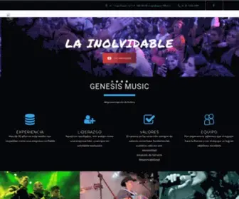 Genesismusic.com.mx(Genesis Music) Screenshot