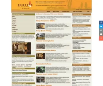 Genesisofadventure.com(Genesis of adventure Ltd) Screenshot