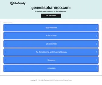 Genesispharmco.com(Genesispharmco) Screenshot