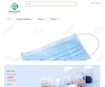 Genesispharmrx.com(Online Pharmacy Store) Screenshot