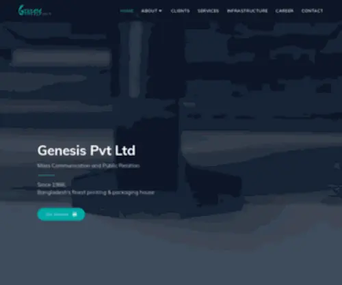 GenesispVTLTD.com(Mass Communication and Public Relation) Screenshot