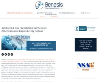 Genesistaxconsultants.com(Genesistaxconsultants) Screenshot