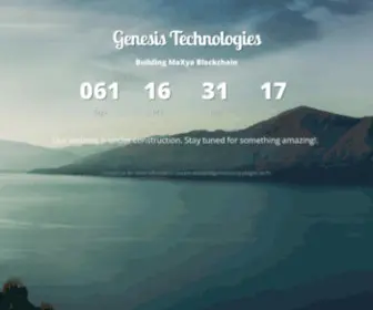 Genesistechnologies.tech(Genesis technologies) Screenshot